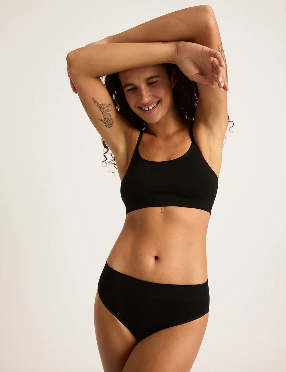 LYOLYTE Mid-Rise Briefs - Black,Women Wear