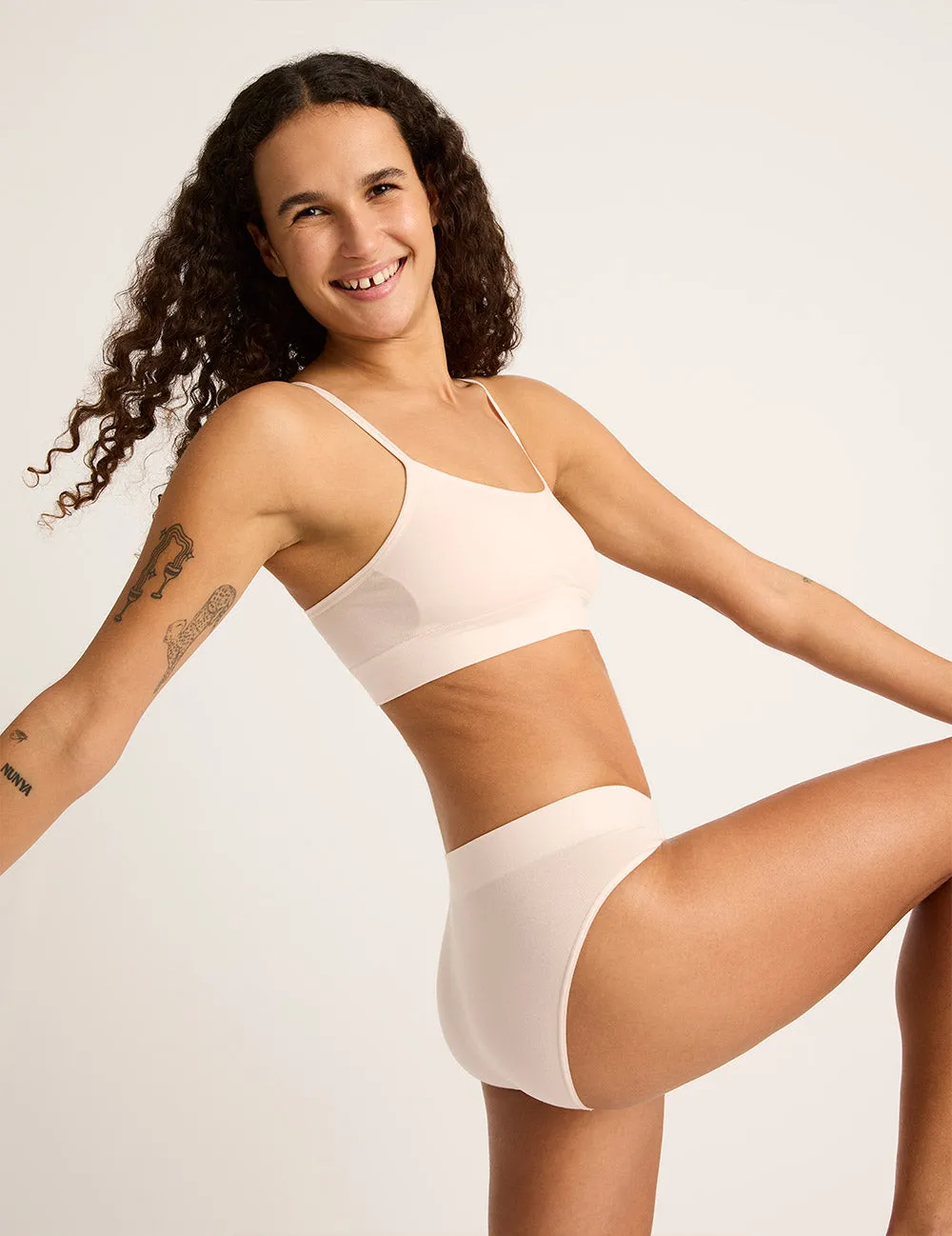 LYOLYTE Mid-Rise Briefs - Powder Pink,Women Wear