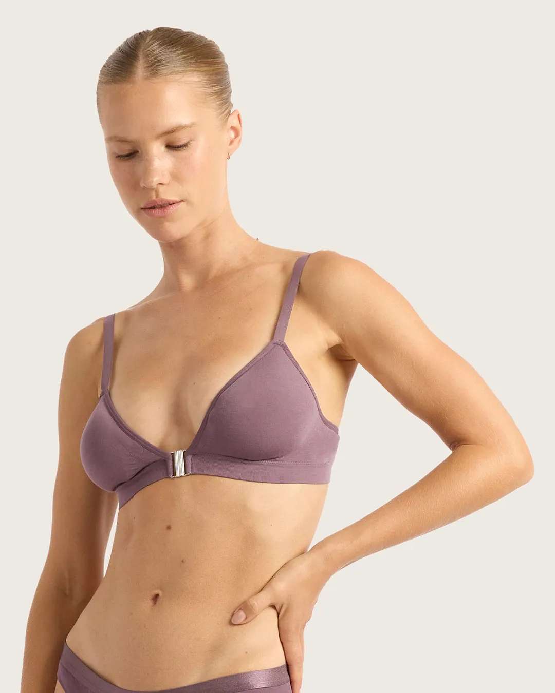 LYOLYTE Padded Bralette - Wisteria,Women Wear