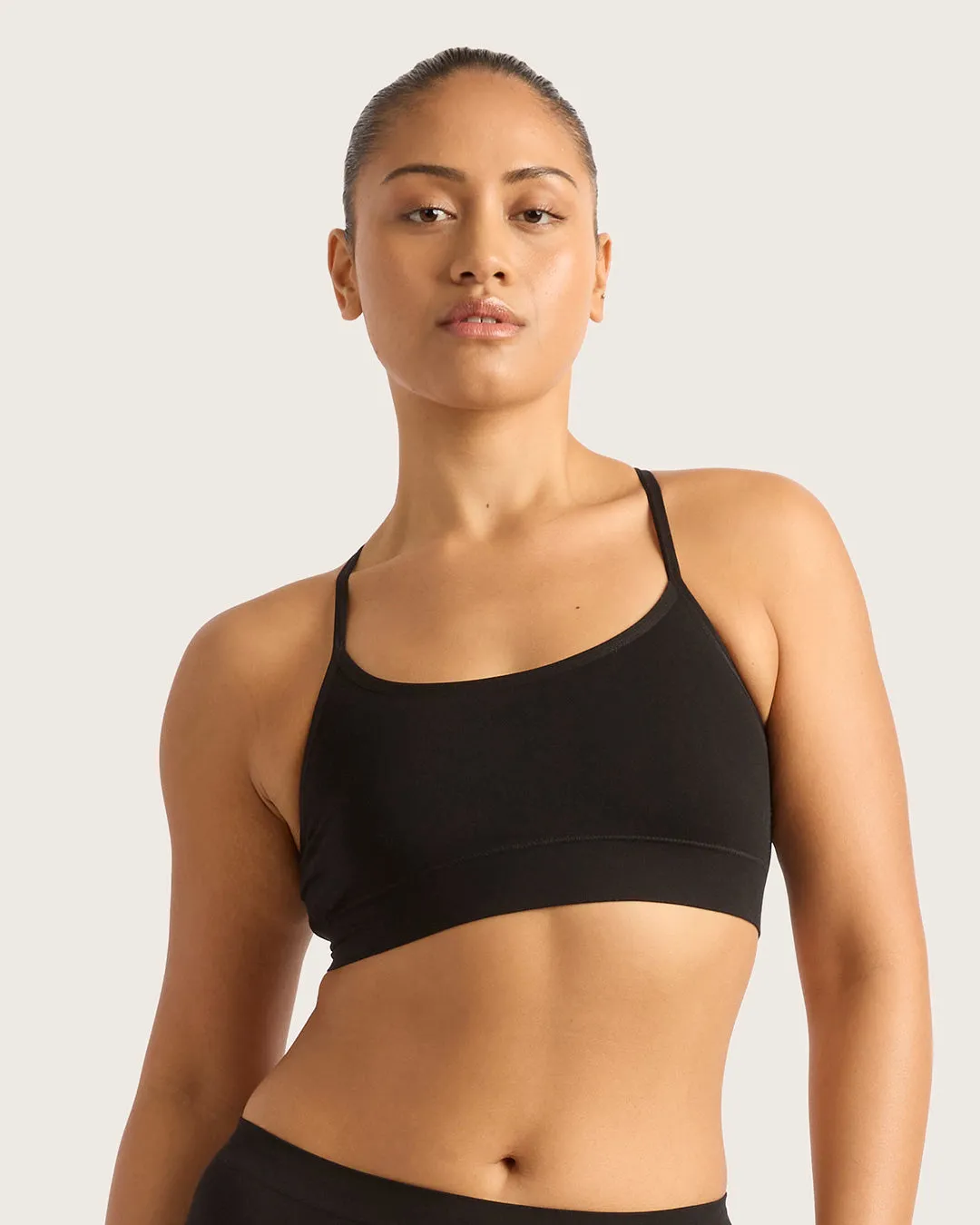 LYOLYTE Racerback Bralette - Black,Women Wear