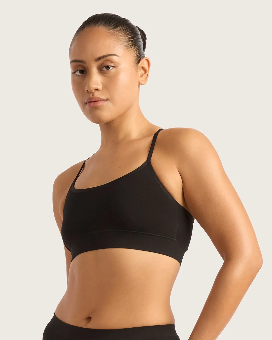LYOLYTE Racerback Bralette - Black,Women Wear