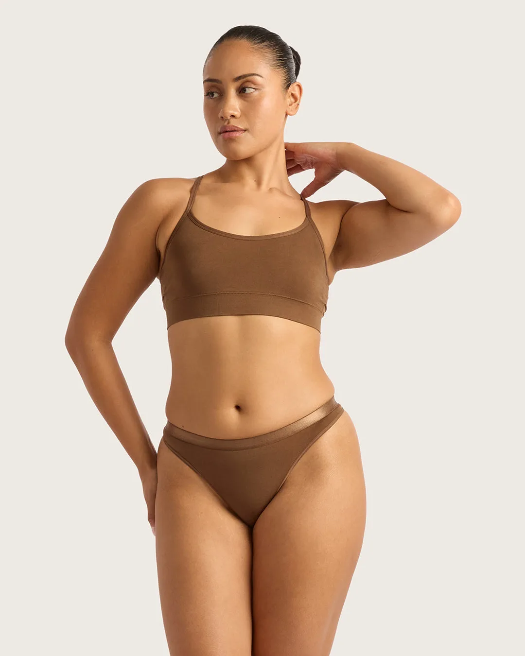 LYOLYTE Racerback Bralette - Clove,Women Wear