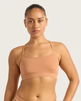 LYOLYTE Racerback Bralette - Dune,Women Wear
