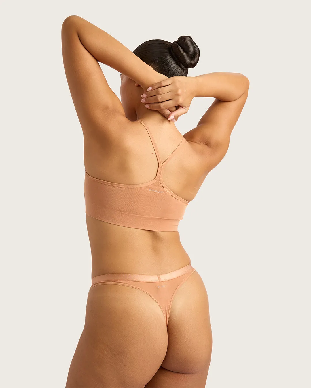 LYOLYTE Racerback Bralette - Dune,Women Wear