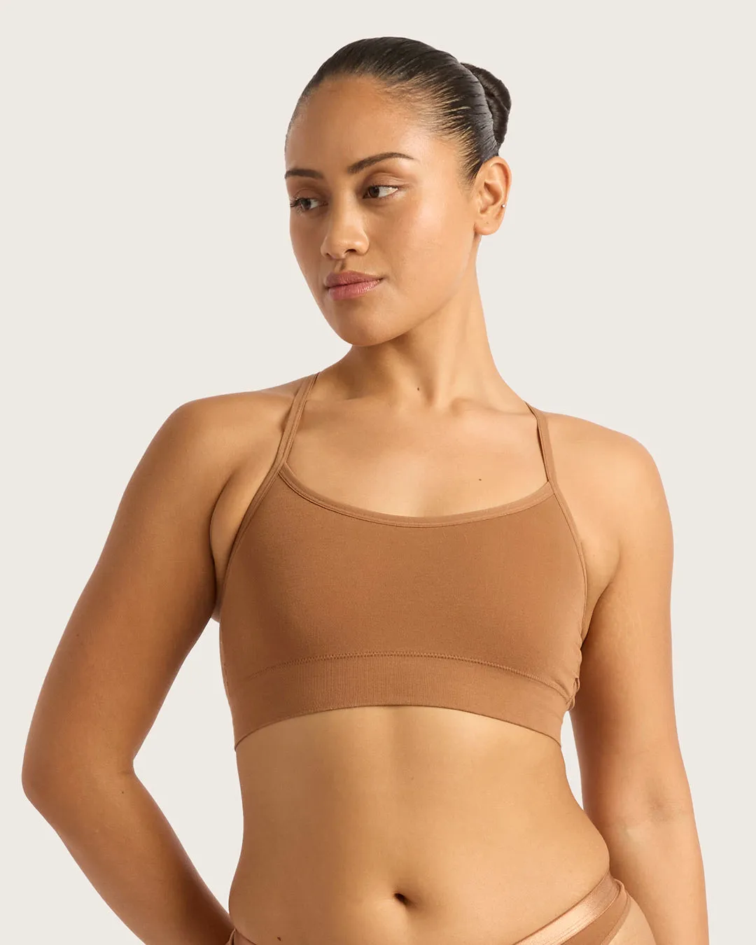 LYOLYTE Racerback Bralette - Maple,Women Wear