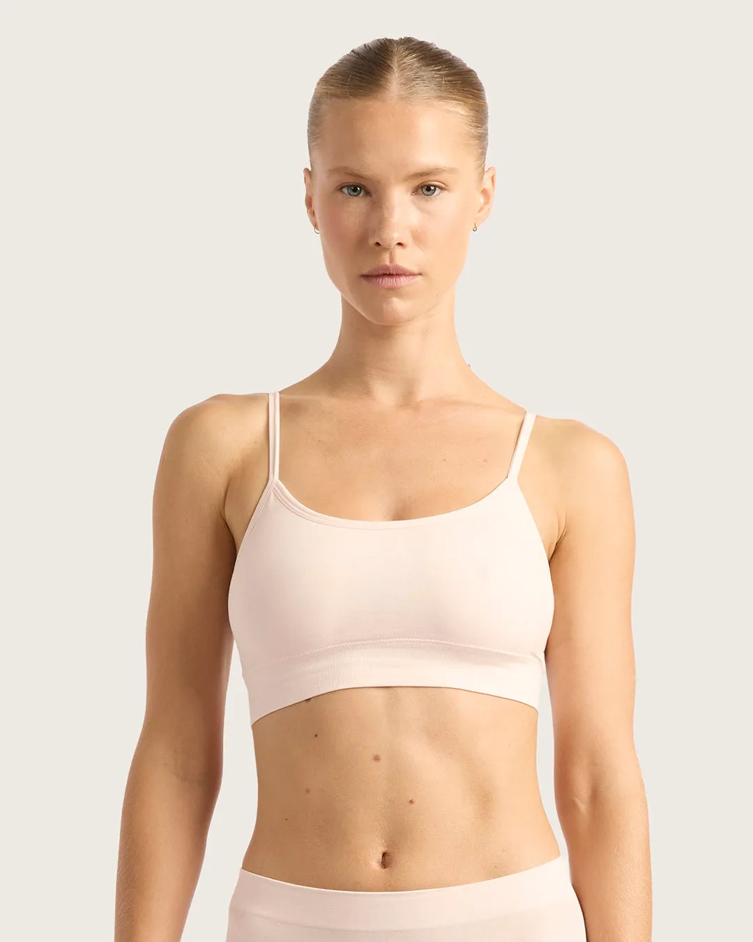 LYOLYTE Racerback Bralette - Powder Pink,Women Wear