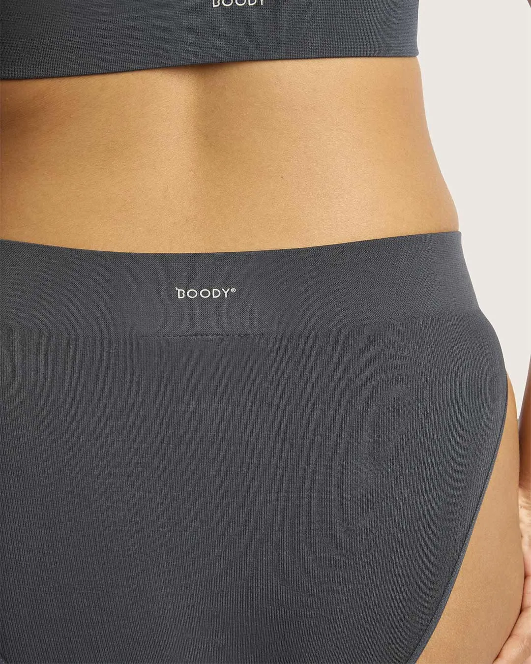 LYOLYTE Ribbed High Leg Briefs - Storm,Women Wear