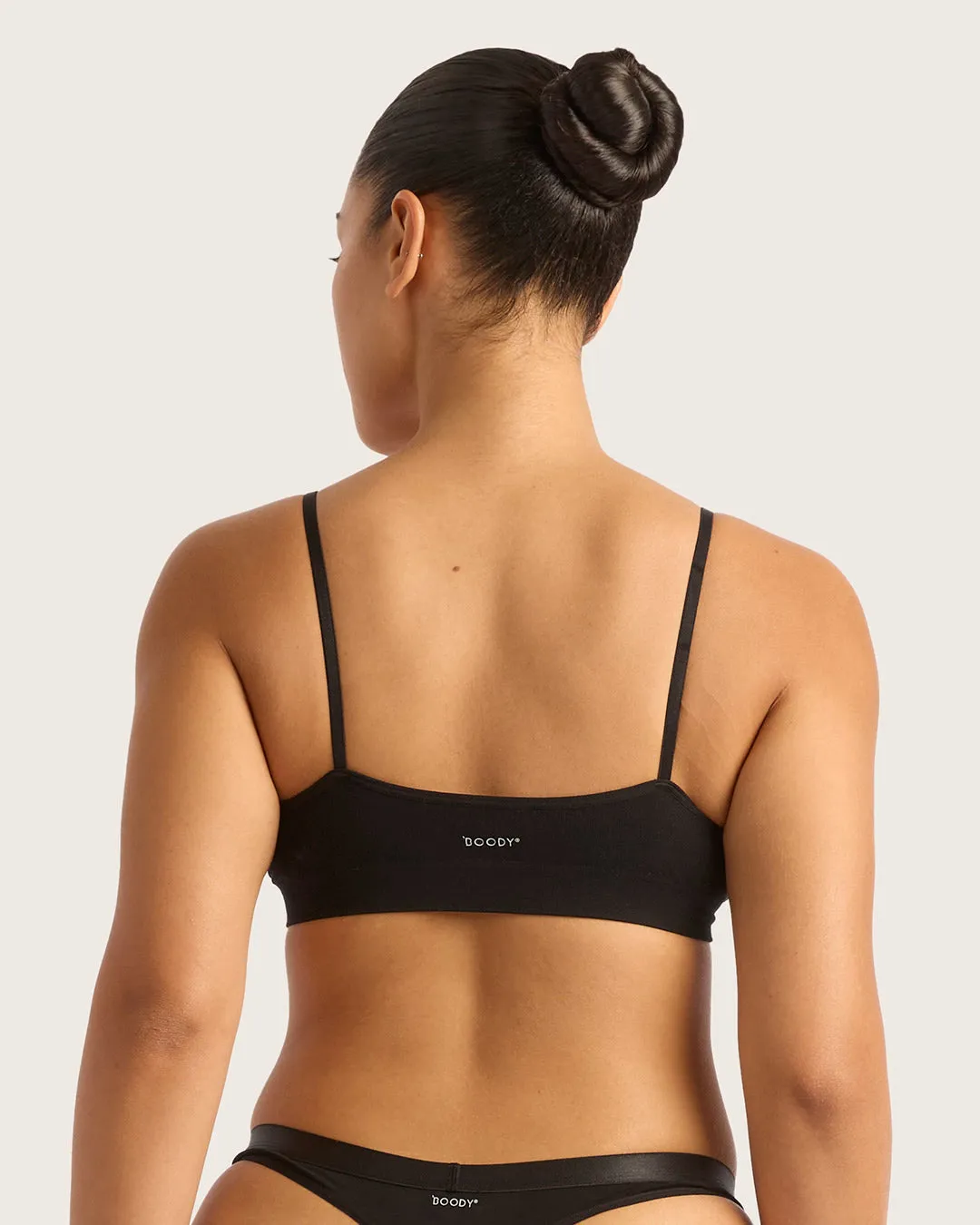 LYOLYTE Triangle Bralette - Black,Women Wear