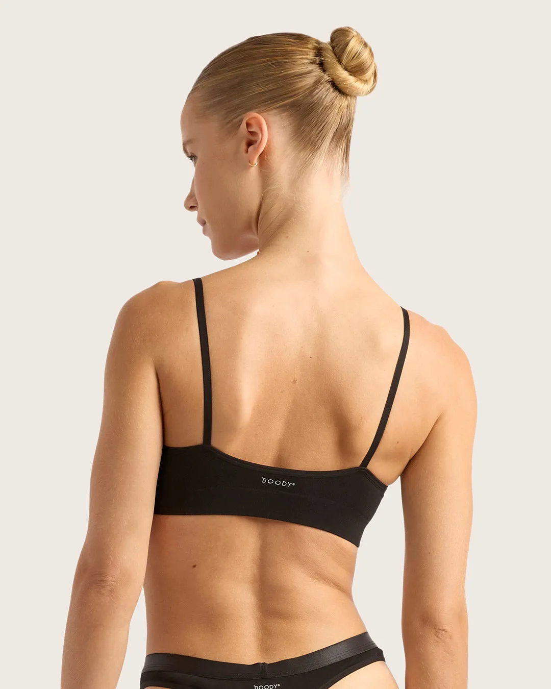 LYOLYTE Triangle Bralette - Black,Women Wear
