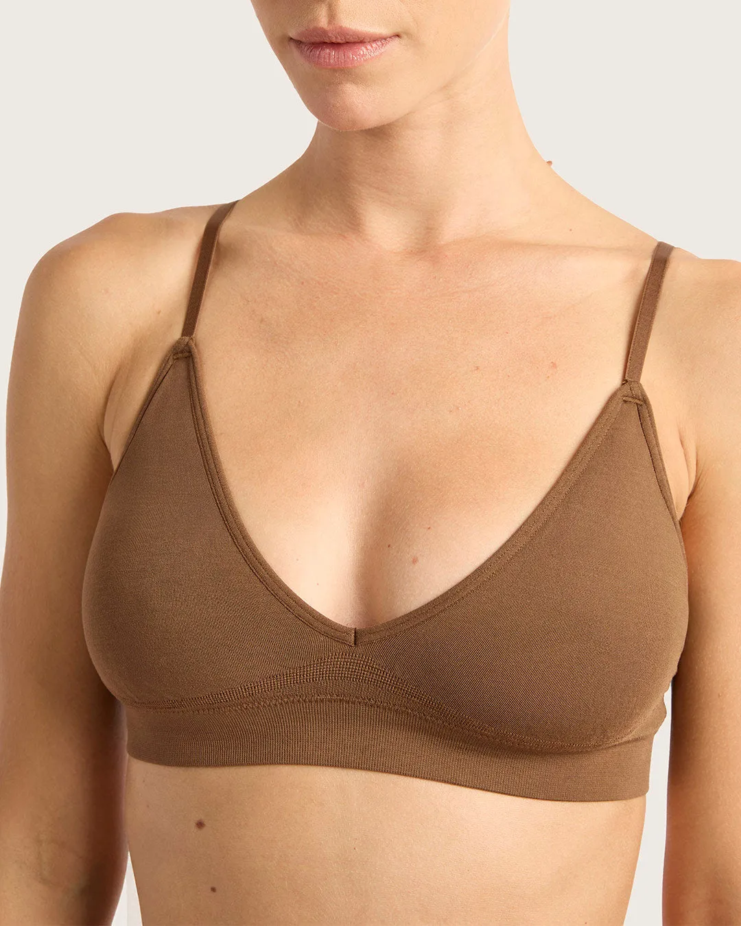 LYOLYTE Triangle Bralette - Clove,Women Wear