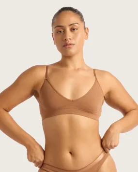 LYOLYTE Triangle Bralette - Maple,Women Wear