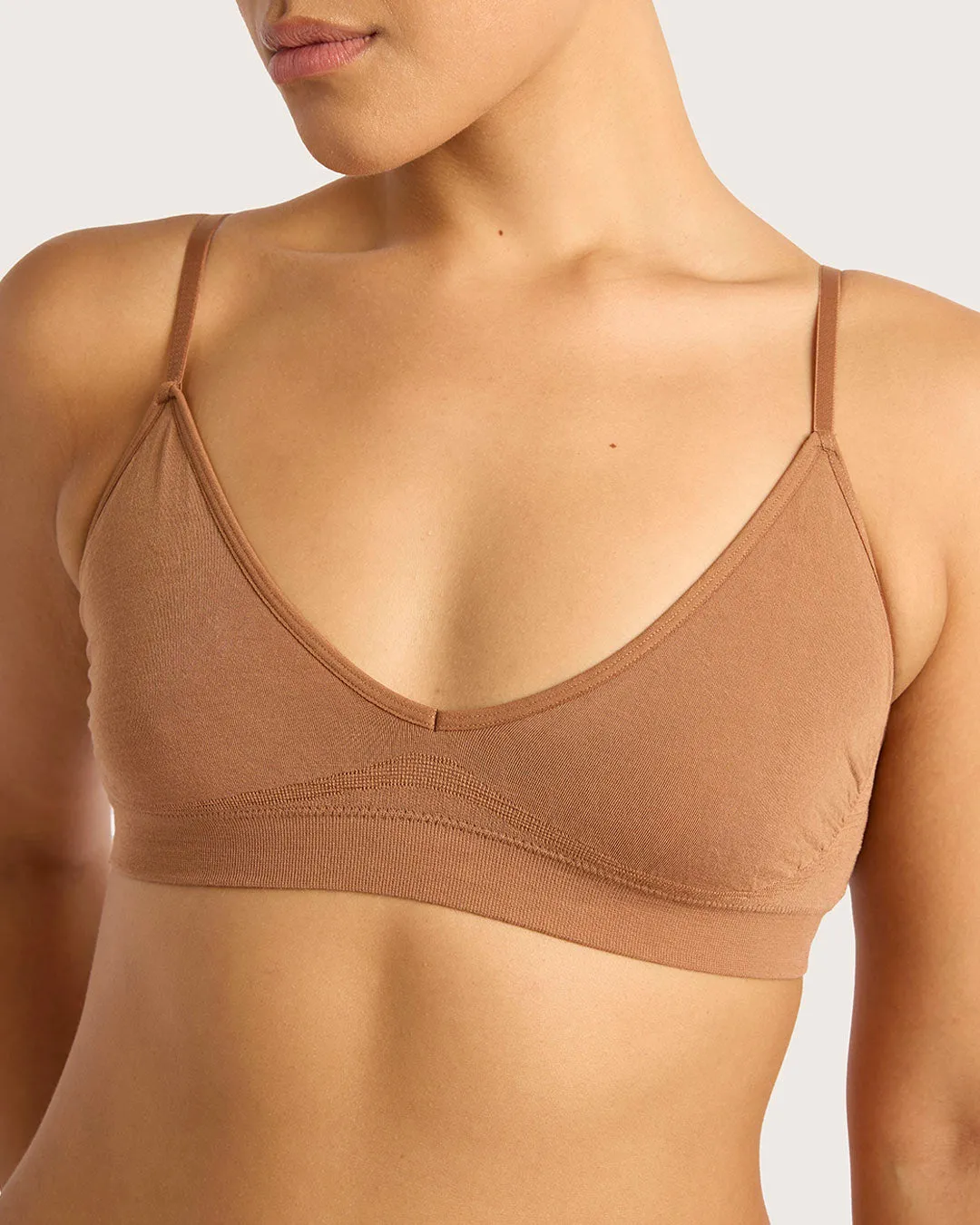 LYOLYTE Triangle Bralette - Maple,Women Wear