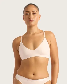 LYOLYTE Triangle Bralette - Powder Pink,Women Wear