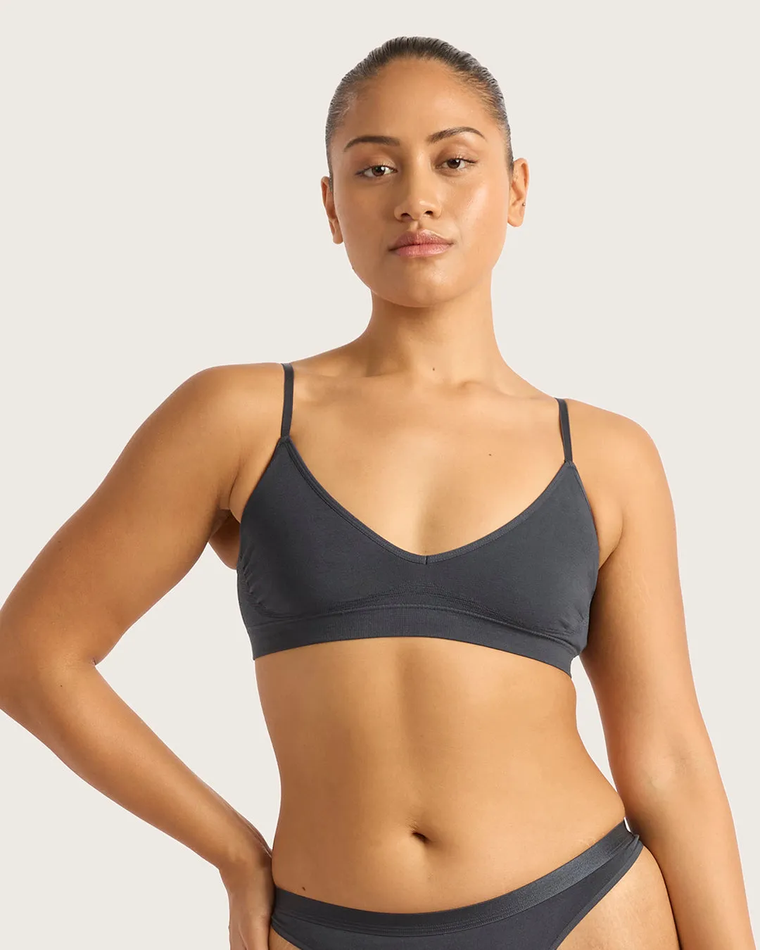 LYOLYTE Triangle Bralette - Storm,Women Wear