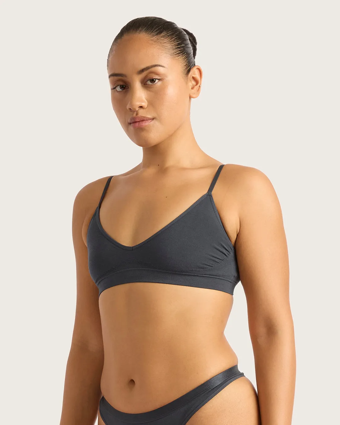 LYOLYTE Triangle Bralette - Storm,Women Wear
