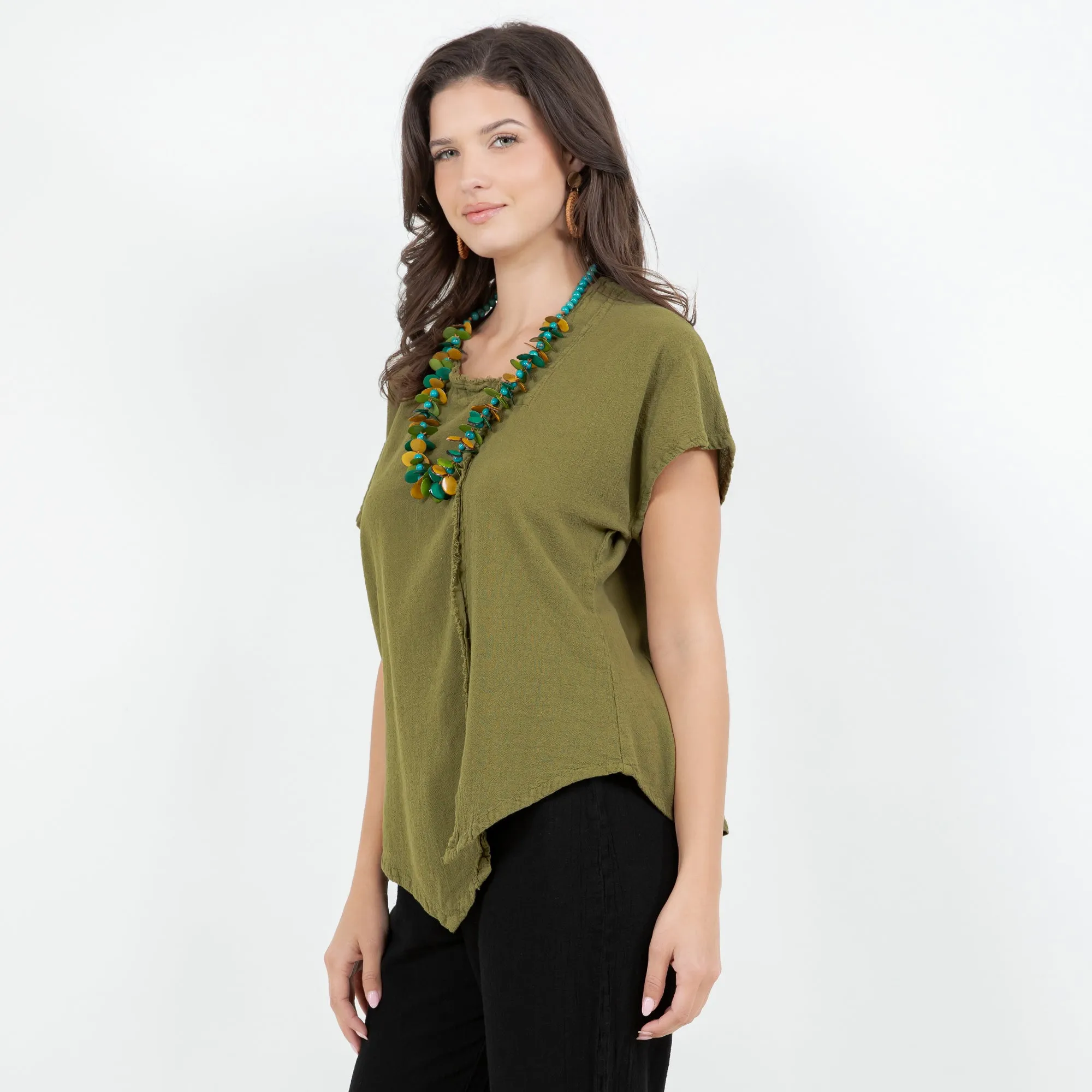 Marilyn Top 100% Cotton Gauze,Women Wear