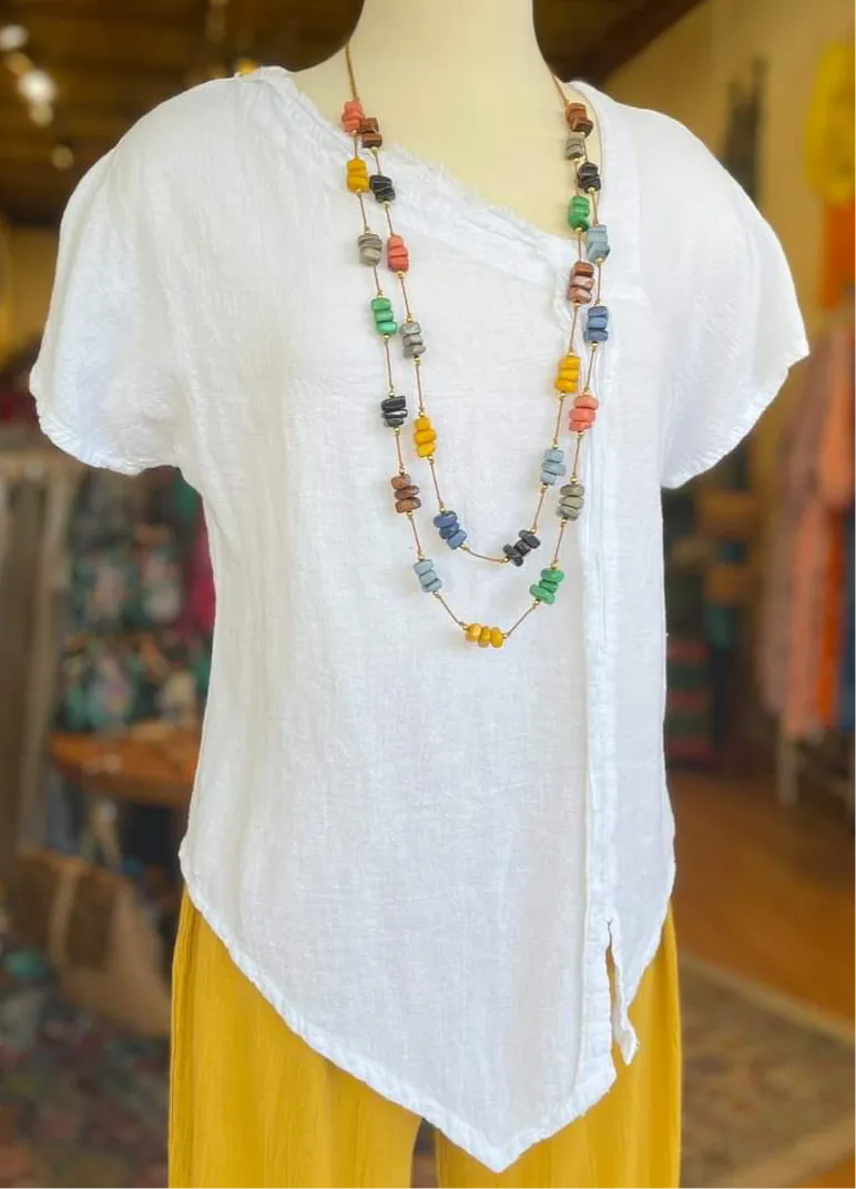 Marilyn Top 100% Cotton Gauze,Women Wear