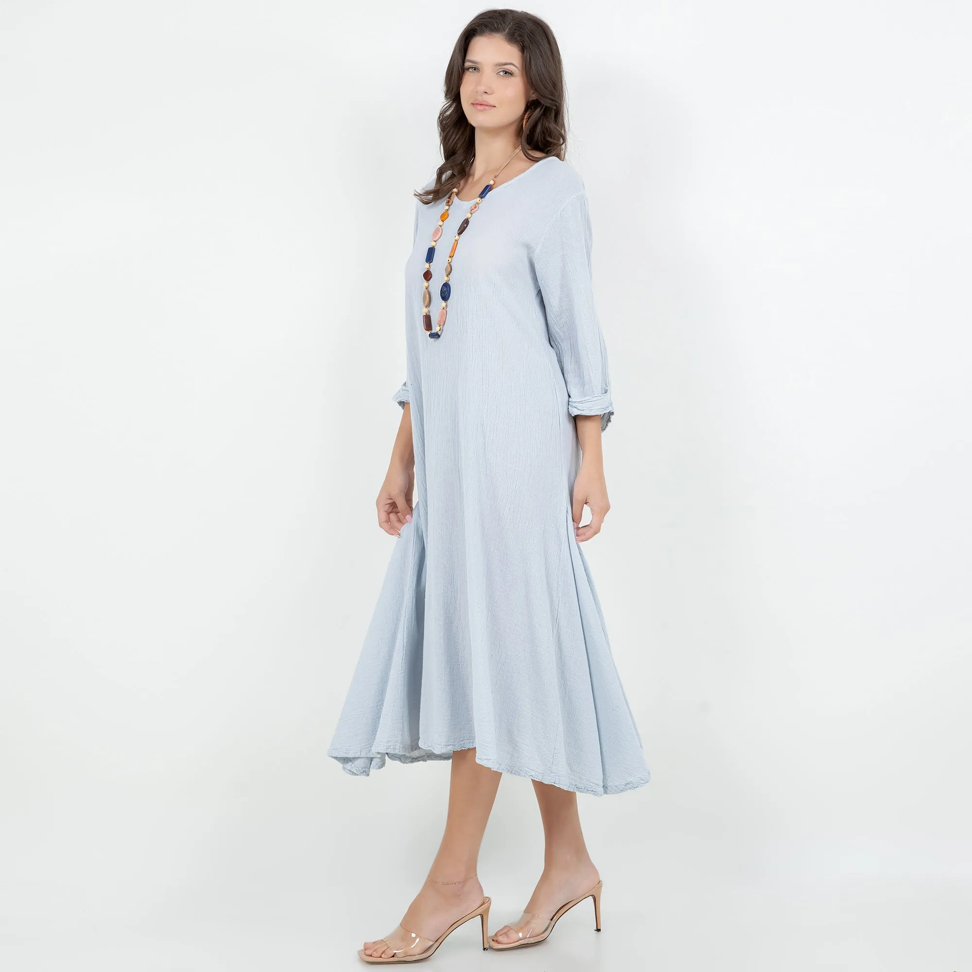 Meet Jackie! Our 3/4 Sleeve Mid-Length Dress,Women Wear