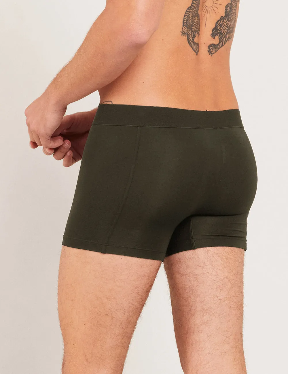 Men's Everyday Boxers - Dark Olive,Men Underwear