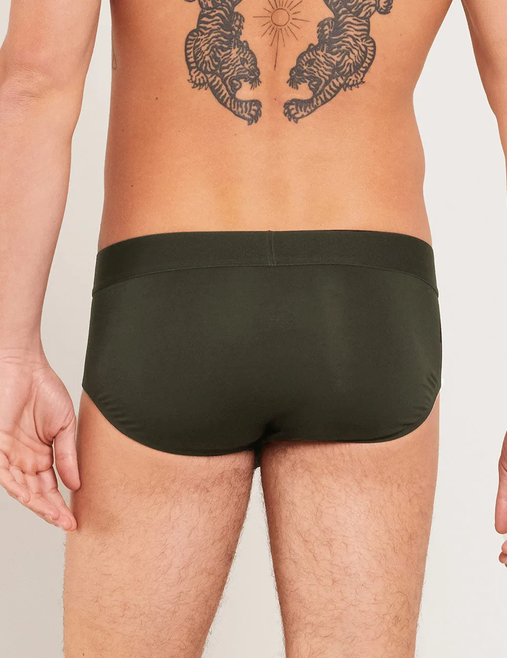 Men's Everyday Briefs - Dark Olive,Men Underwear