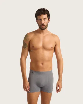 Men's Seamfree Boxer Briefs - Charcoal,Men Underwear