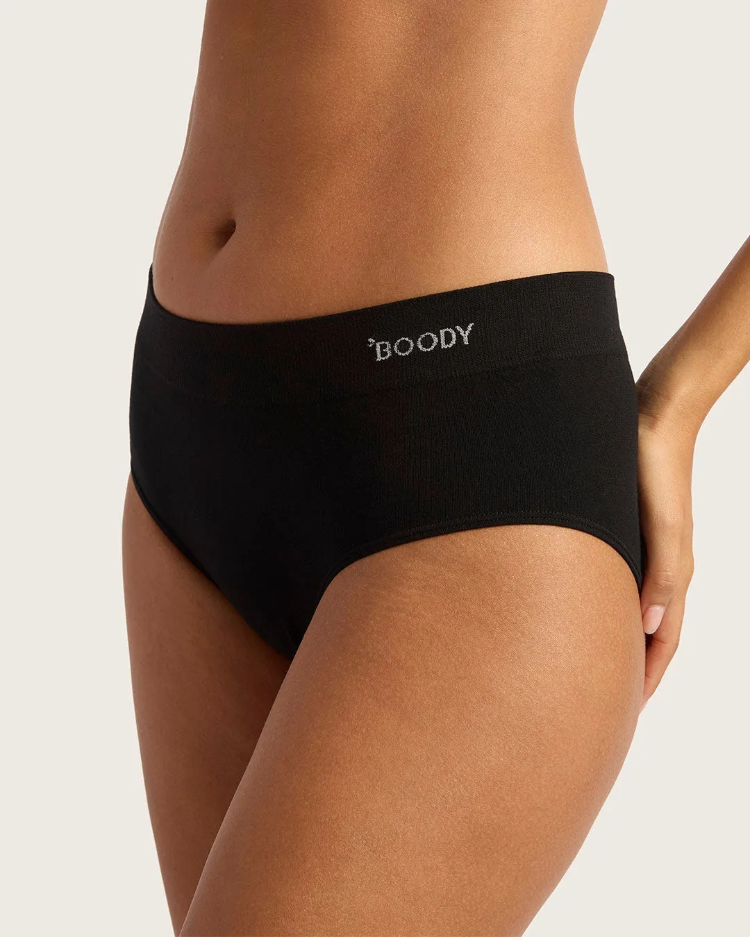 Midi Briefs - Black,Women Wear