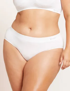 Midi Briefs - White,Women Wear