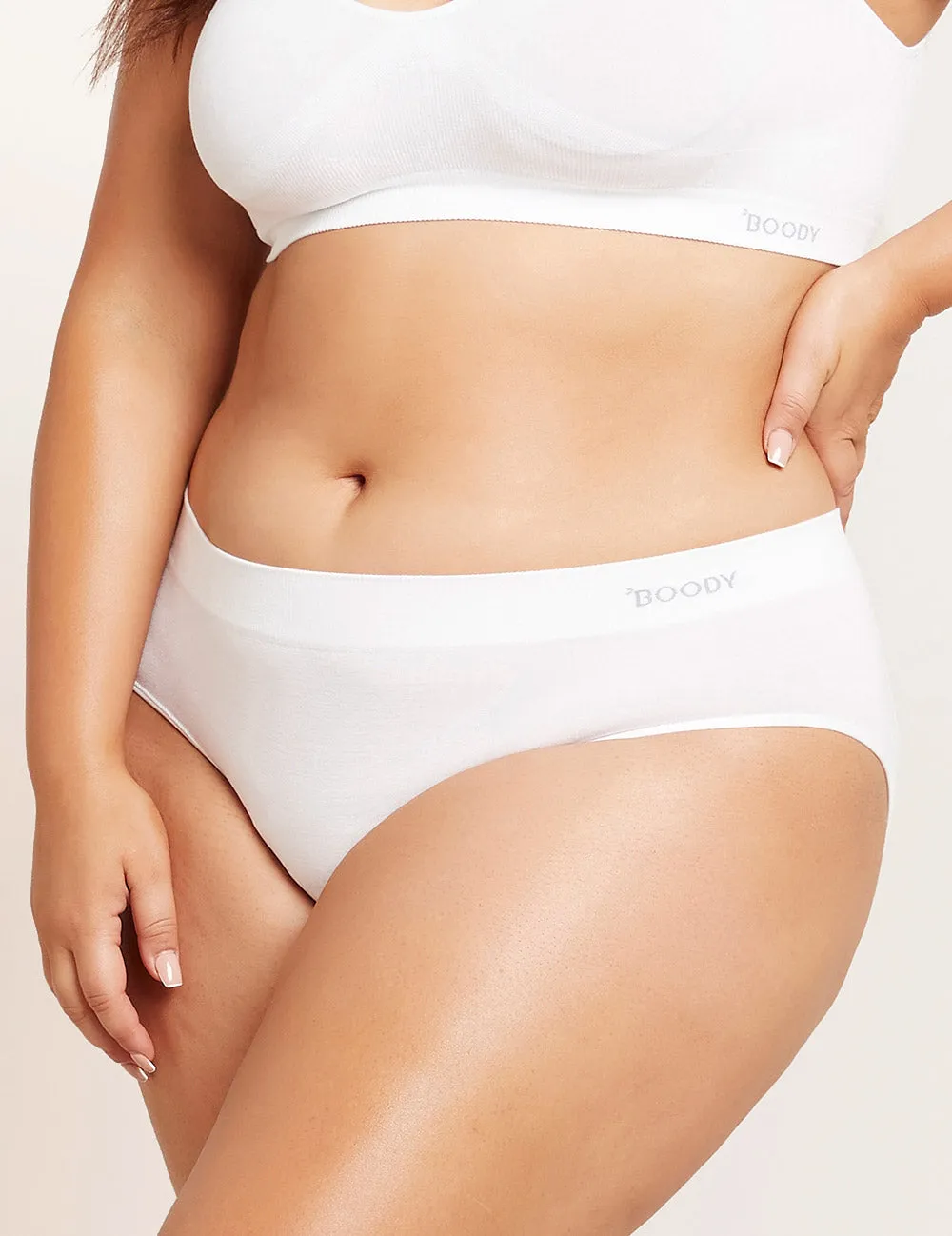 Midi Briefs - White,Women Wear