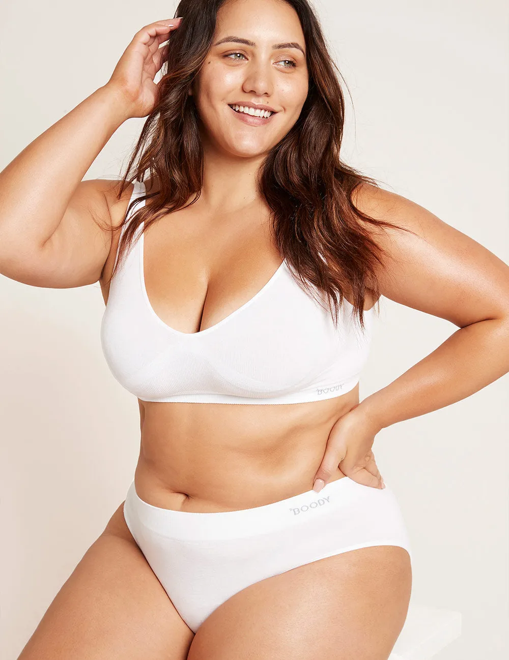 Midi Briefs - White,Women Wear