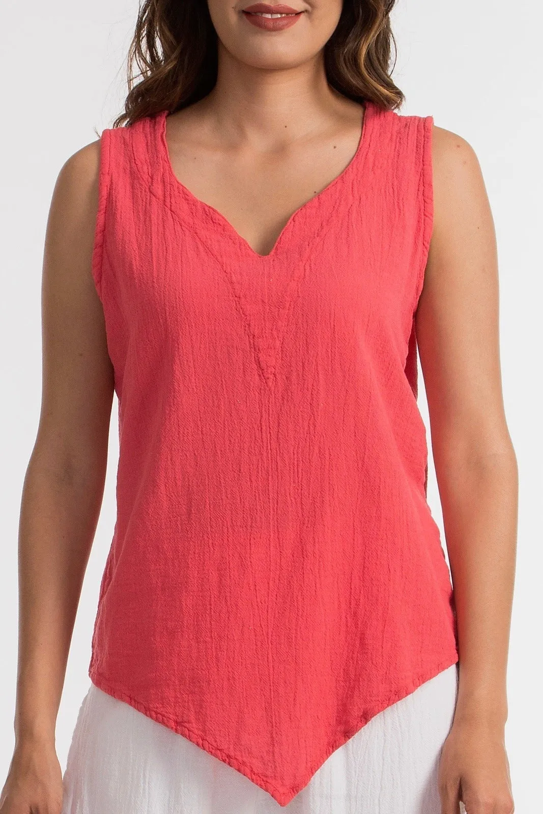 Nancy - Favorite Tank Top 100% Cotton Gauze,Women Wear