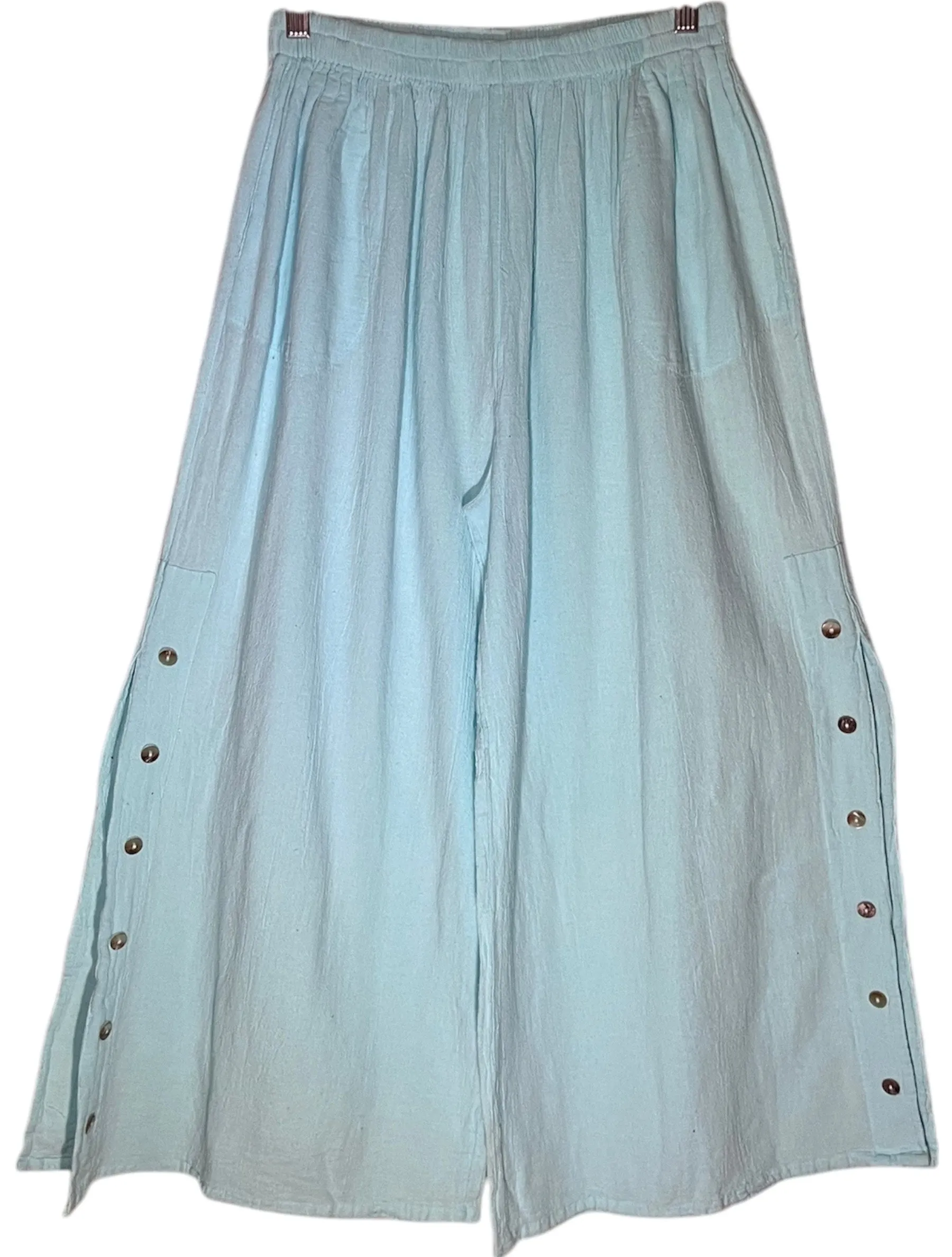 New Rickie Button Side Pants,Women Wear