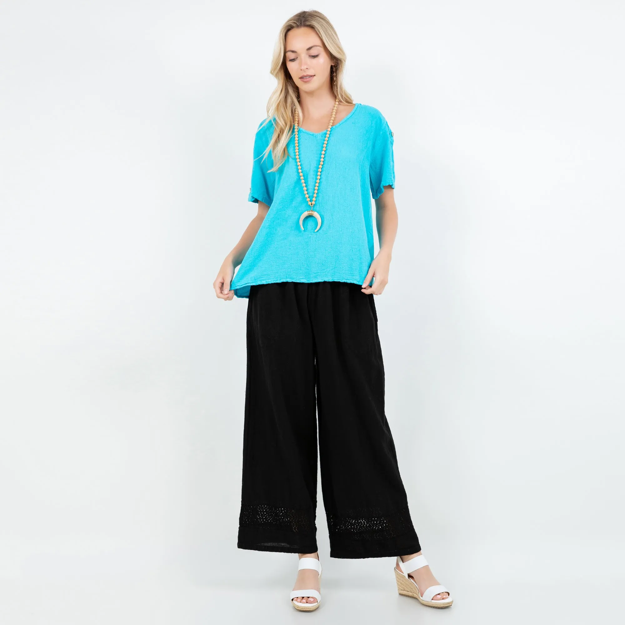 NEW Shirley Top 100% Cotton Gauze,Women Wear