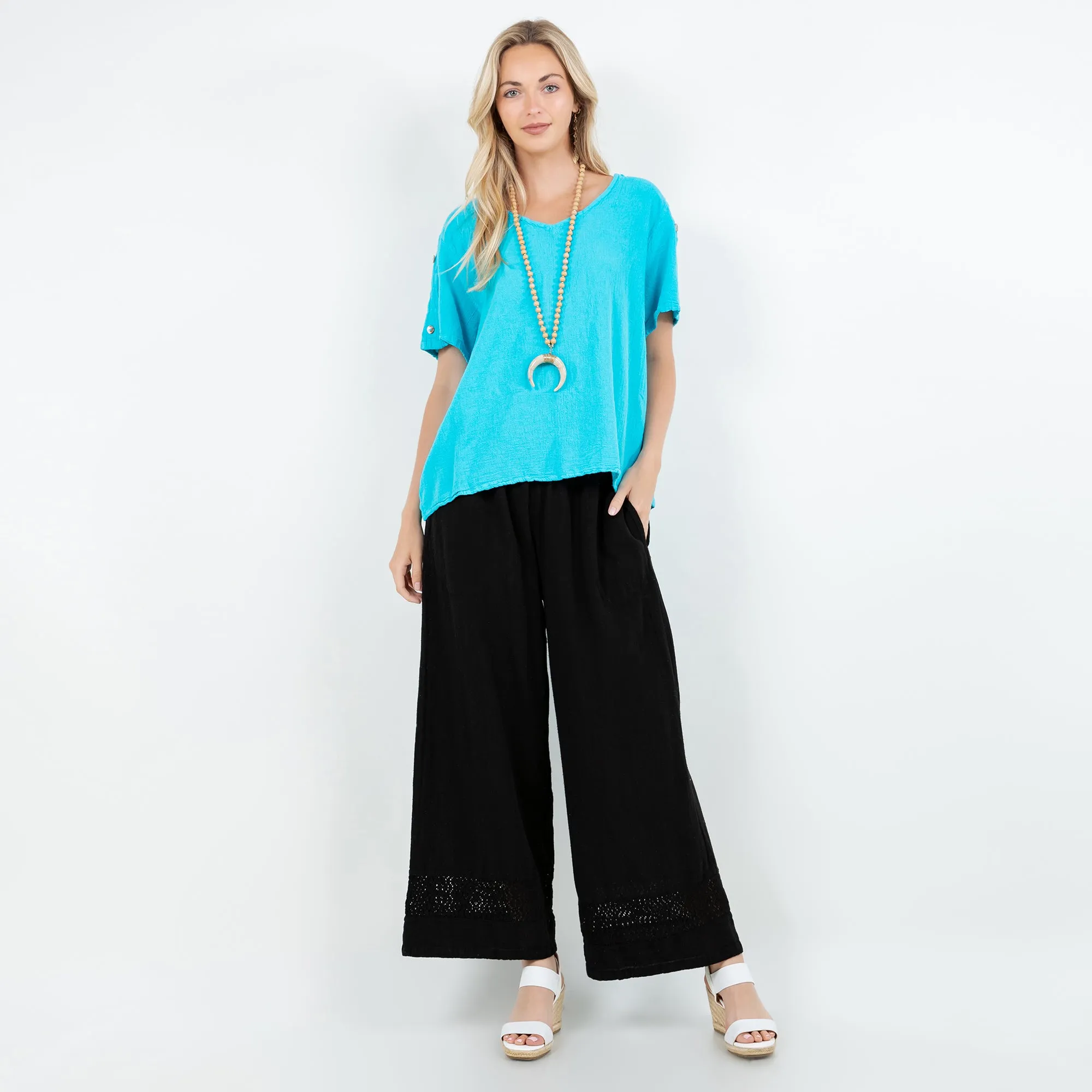NEW Shirley Top 100% Cotton Gauze,Women Wear