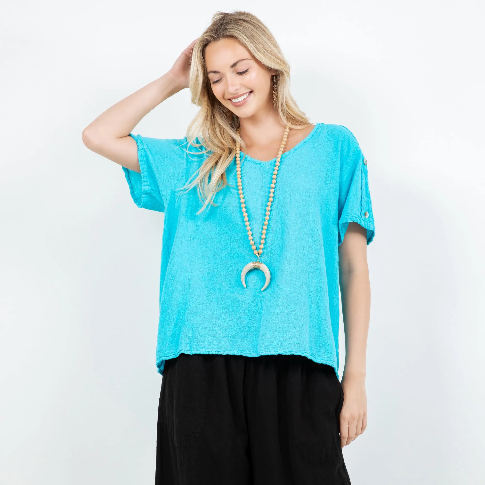 NEW Shirley Top 100% Cotton Gauze,Women Wear