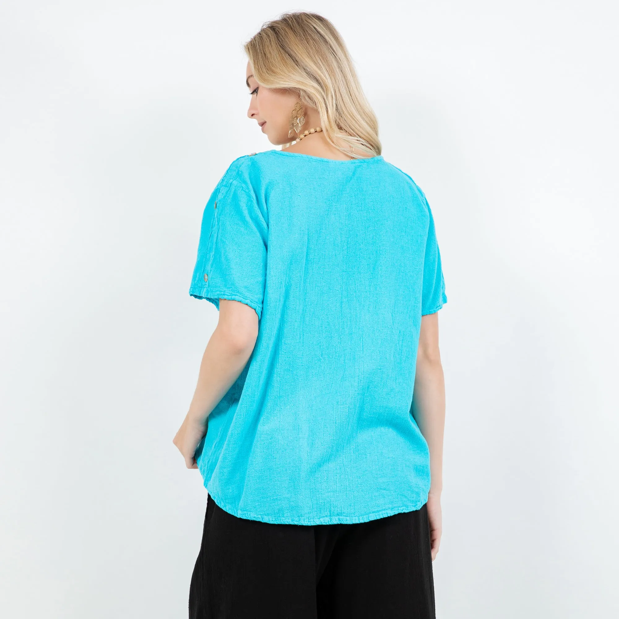 NEW Shirley Top 100% Cotton Gauze,Women Wear