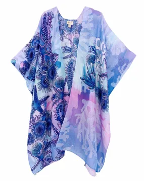 Ocean Sea Life Kimono,Women Wear