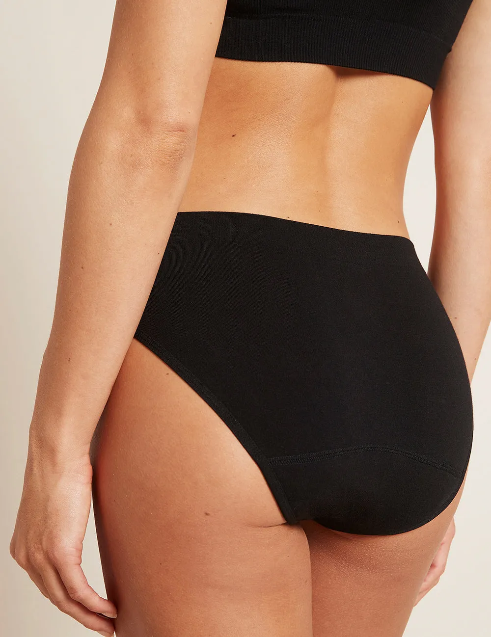 Period & Leak Proof - Classic Bikini - Light - Moderate - Black,Women Wear