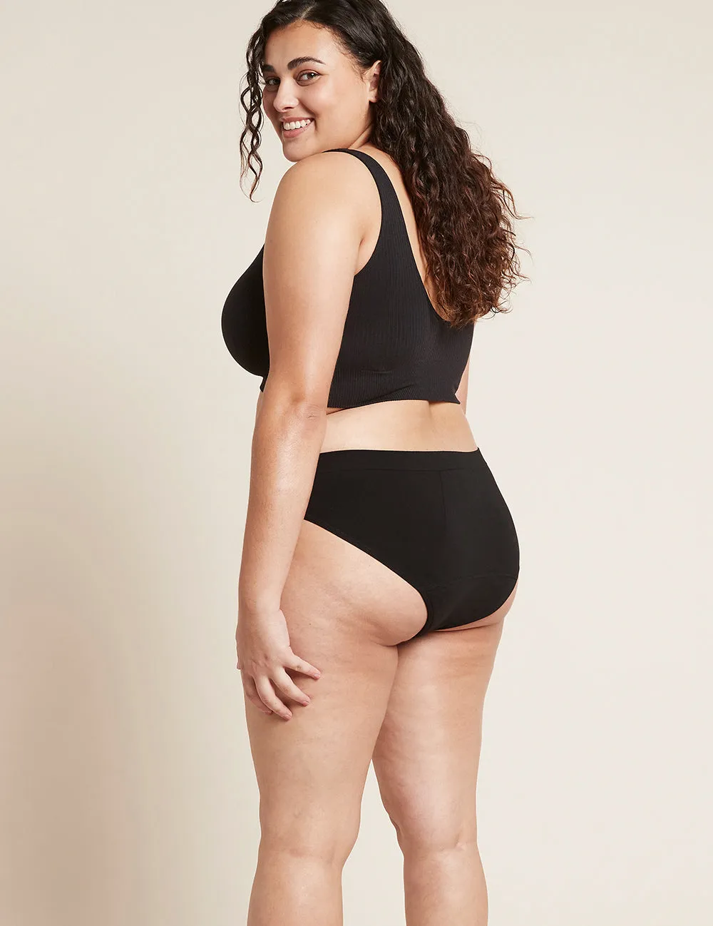 Period & Leak Proof - Classic Bikini - Moderate - Heavy - Black,Women Wear