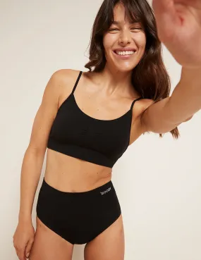 Period & Leak Proof - Full Briefs - Moderate - Heavy - Black,Women Wear
