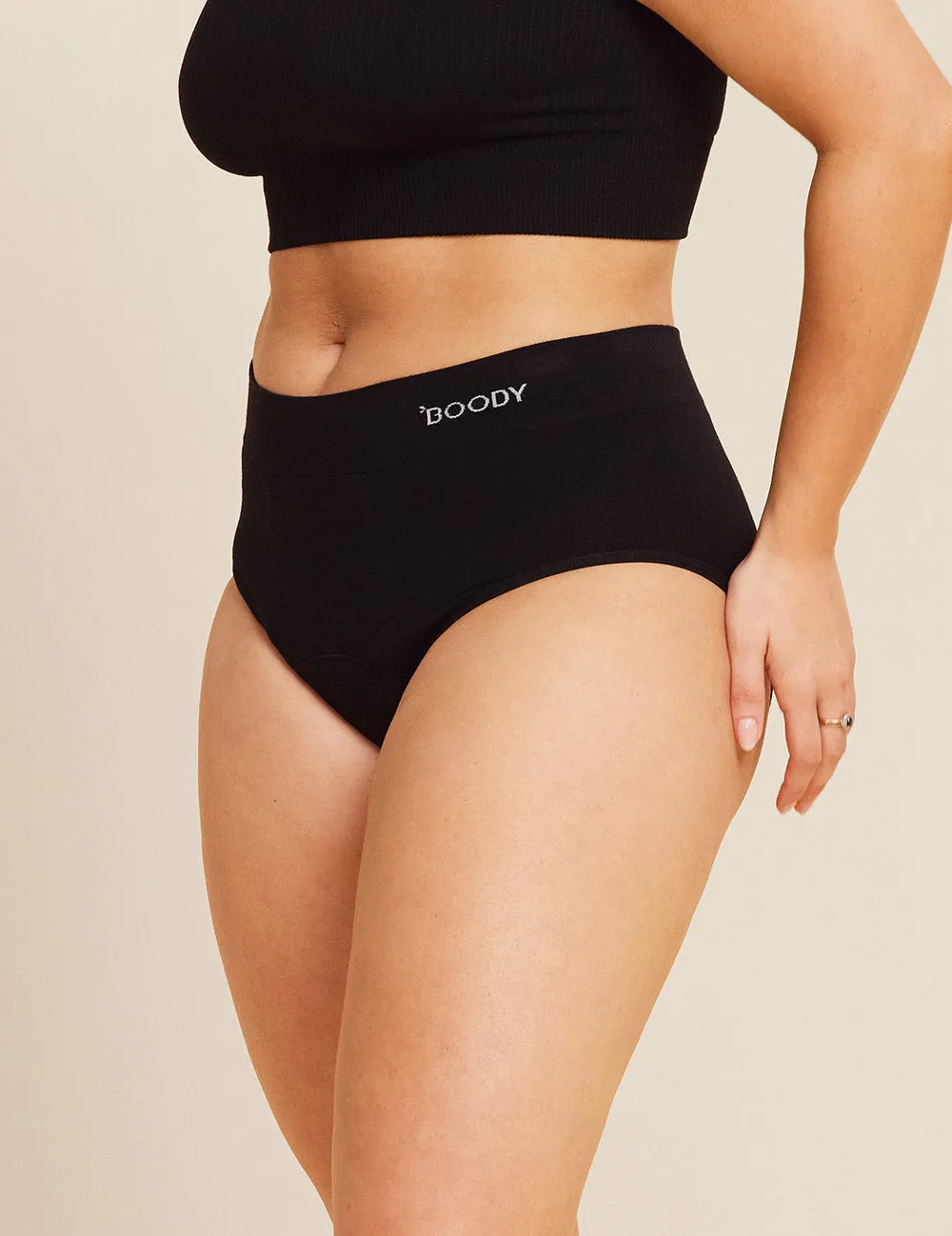 Period & Leak Proof - Full Briefs - Overnight - Black,Women Wear