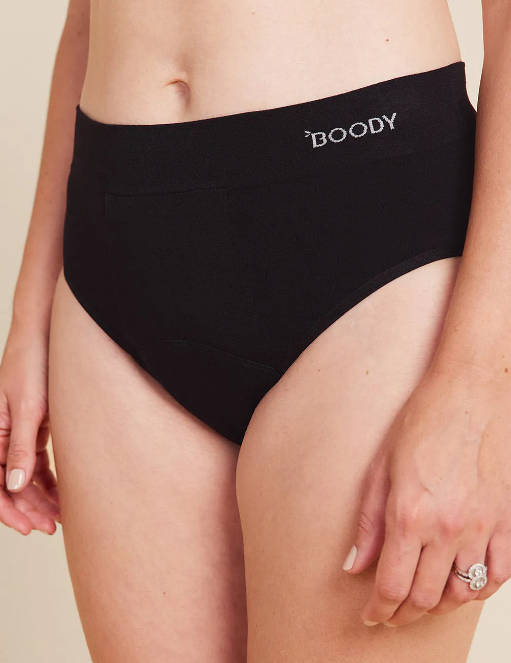 Period & Leak Proof - Full Briefs - Overnight - Black,Women Wear