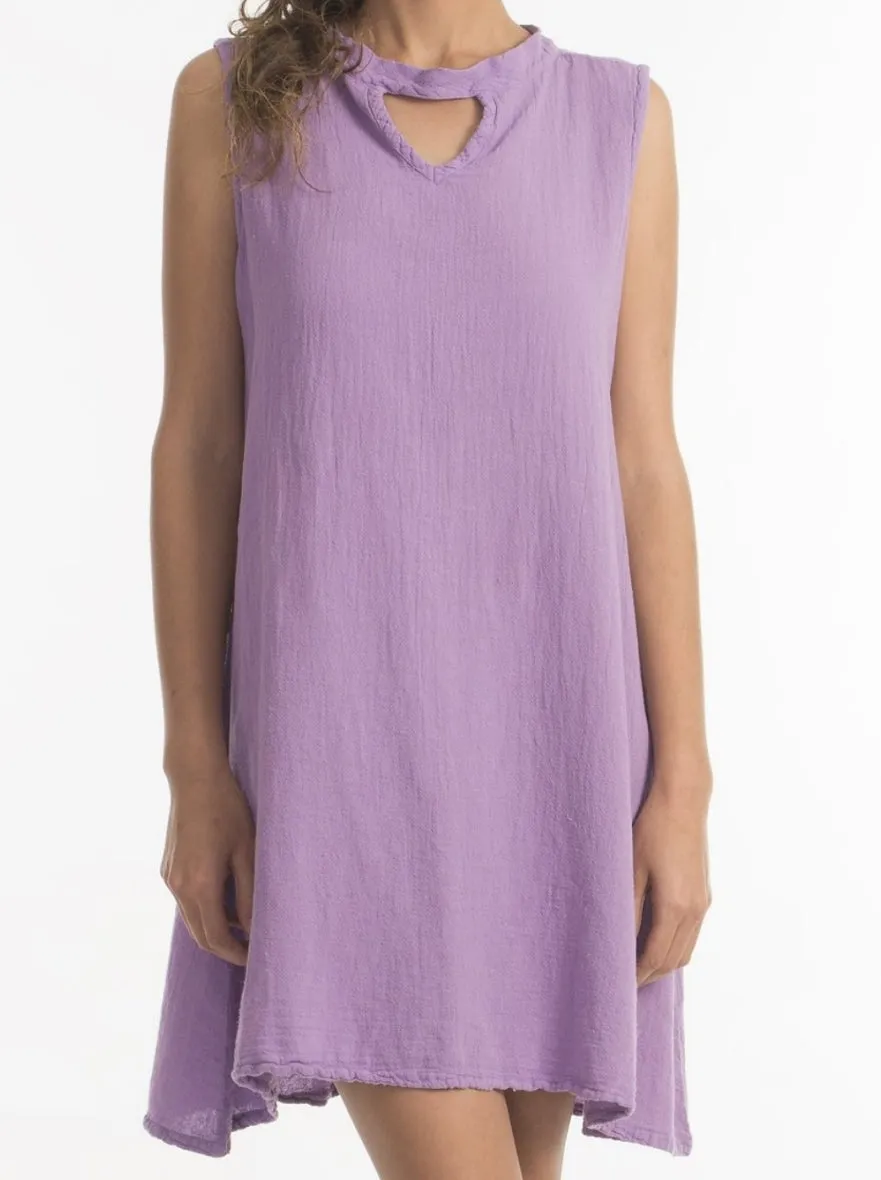 Phoebe Sleeveless Keyhole Dress,Women Wear