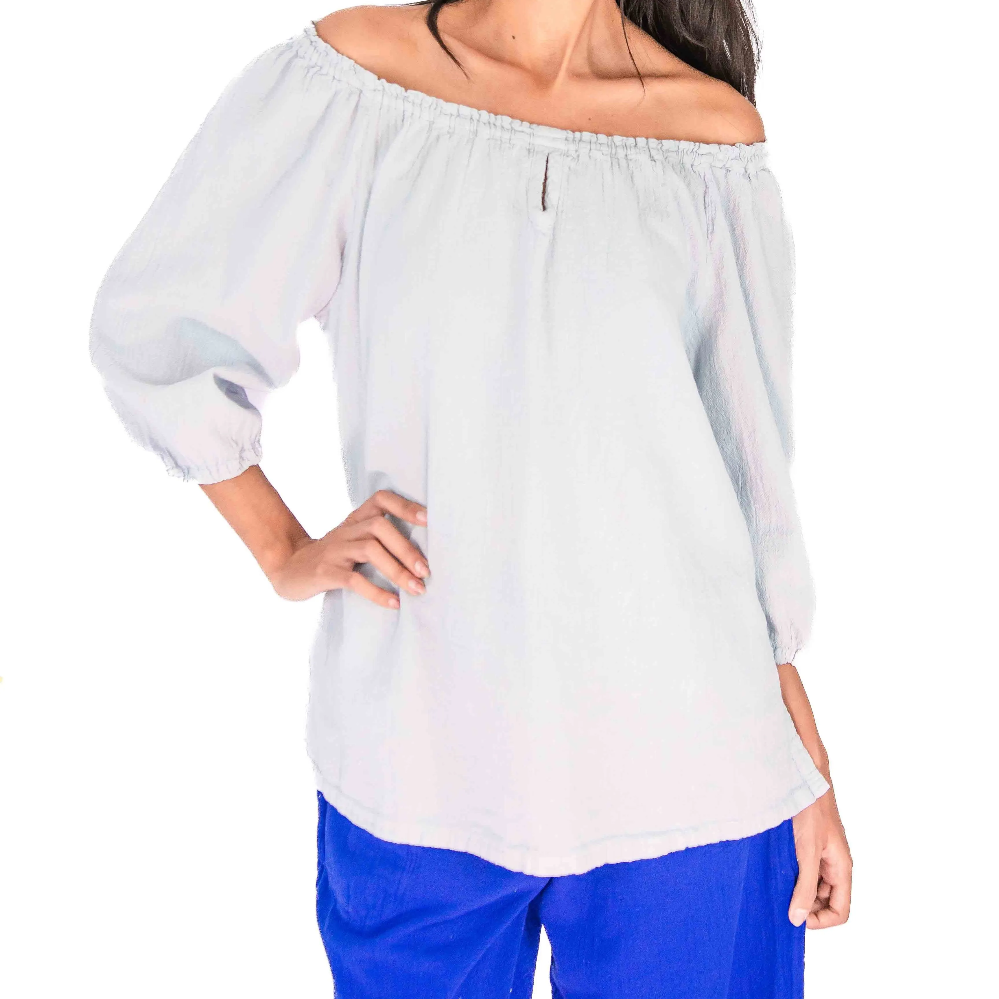 Presley Top 100% Cotton Gauze OSFM,Women Wear