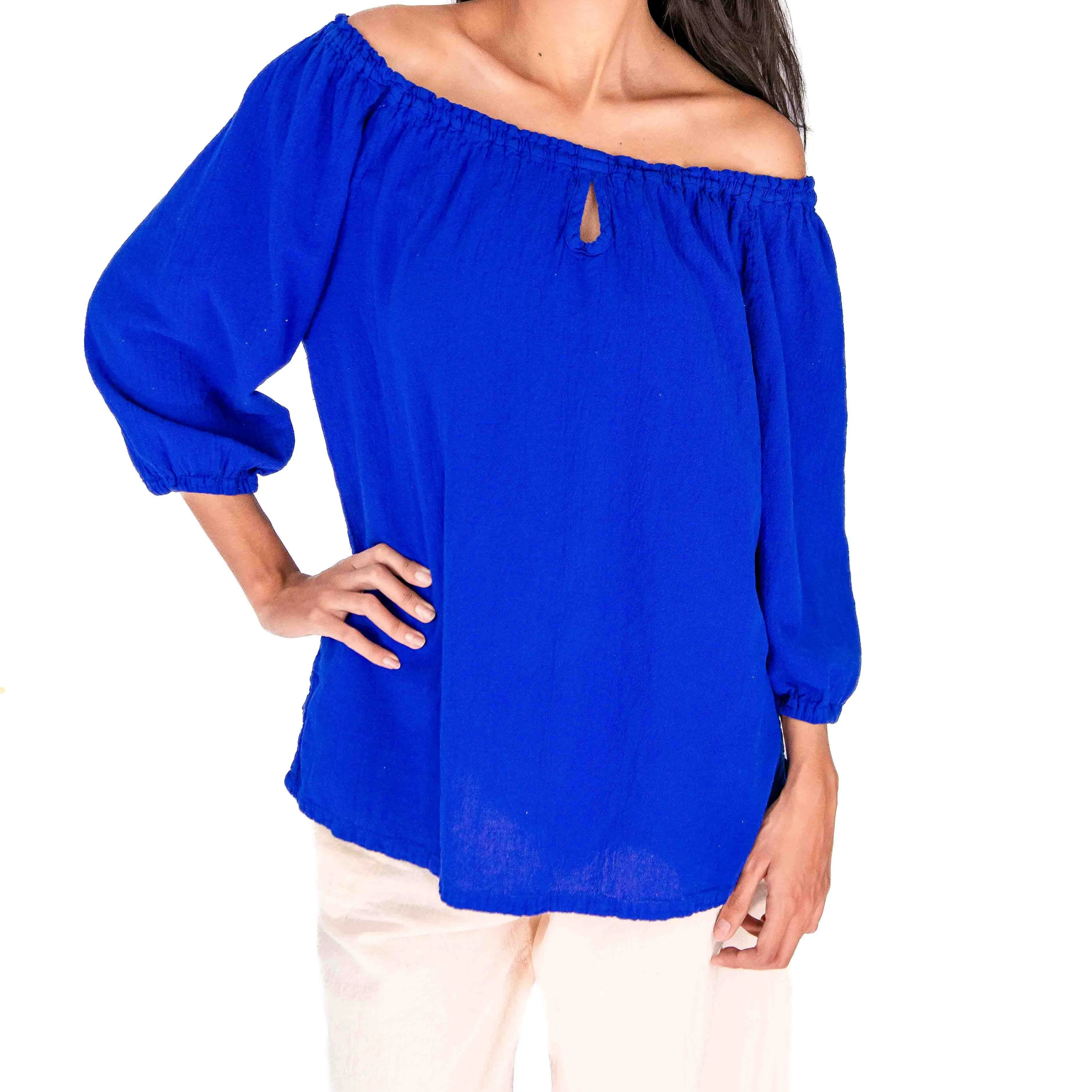 Presley Top 100% Cotton Gauze OSFM,Women Wear