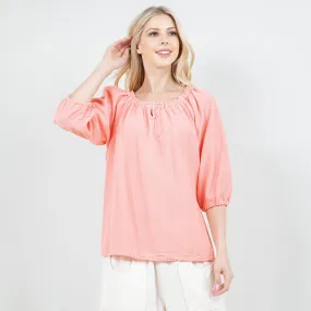 Presley Top 100% Cotton Gauze OSFM,Women Wear