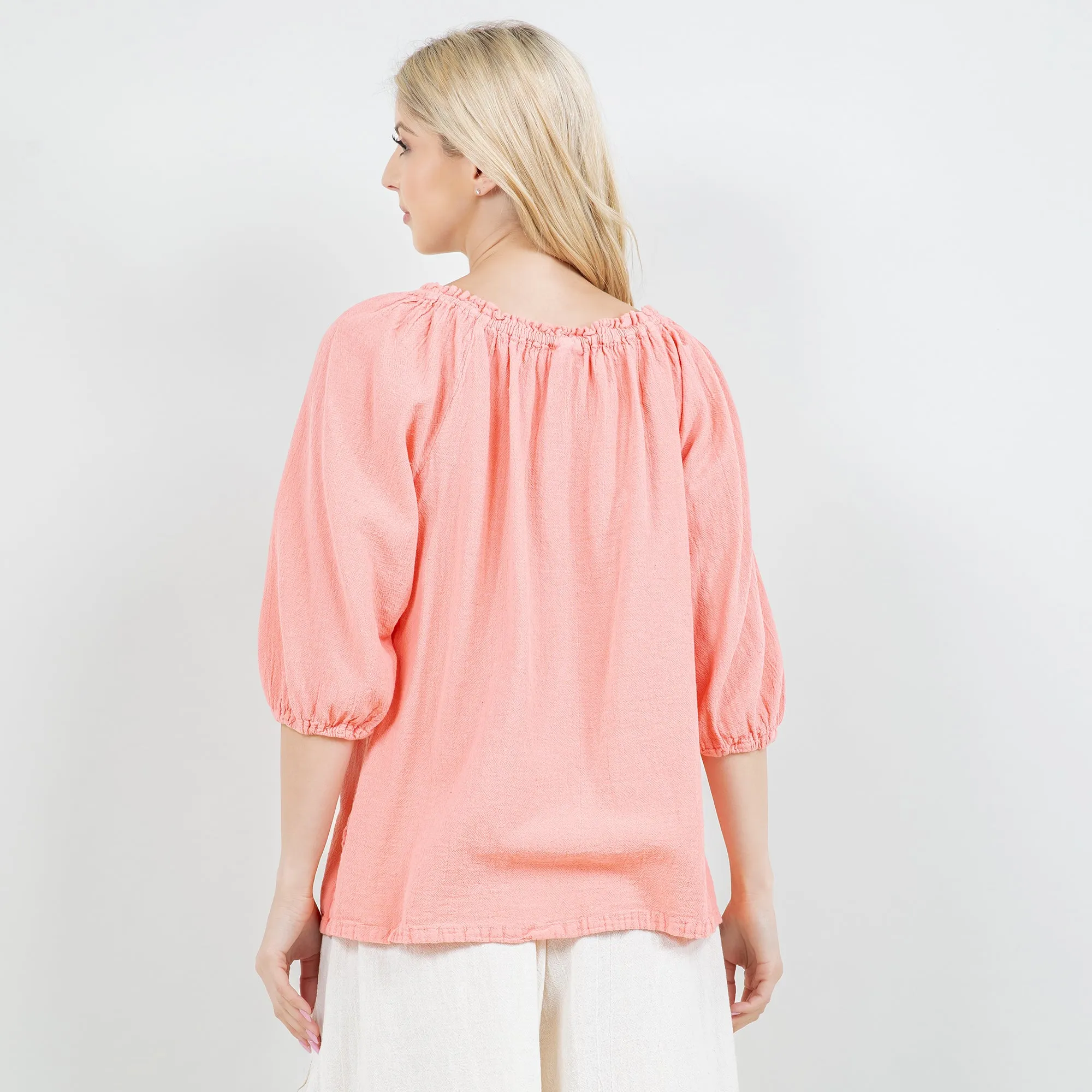 Presley Top 100% Cotton Gauze OSFM,Women Wear