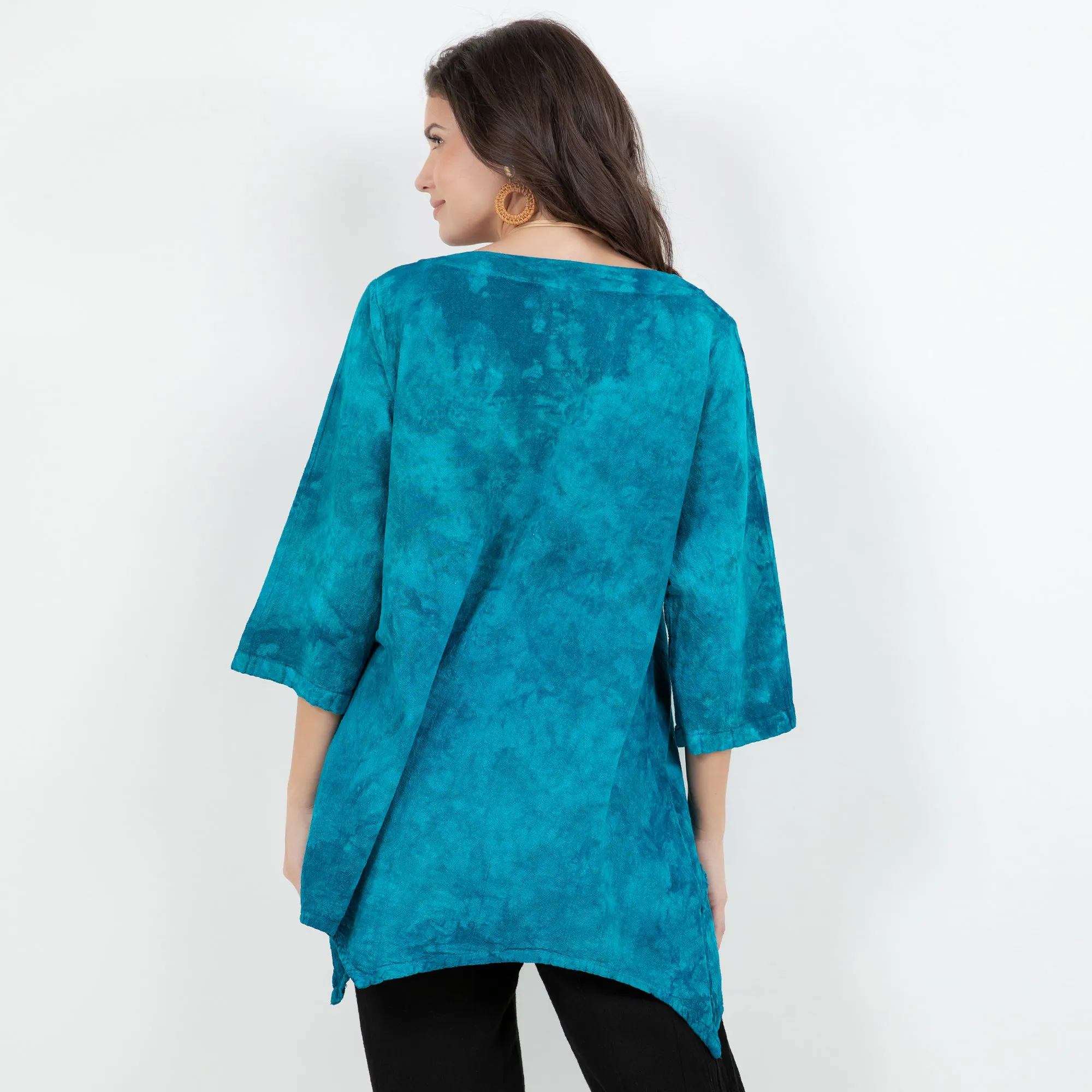 Rachel Top -100% Cotton Gauze Resort Wear Top with Flowing Fit -  New Colors!,Women Wear