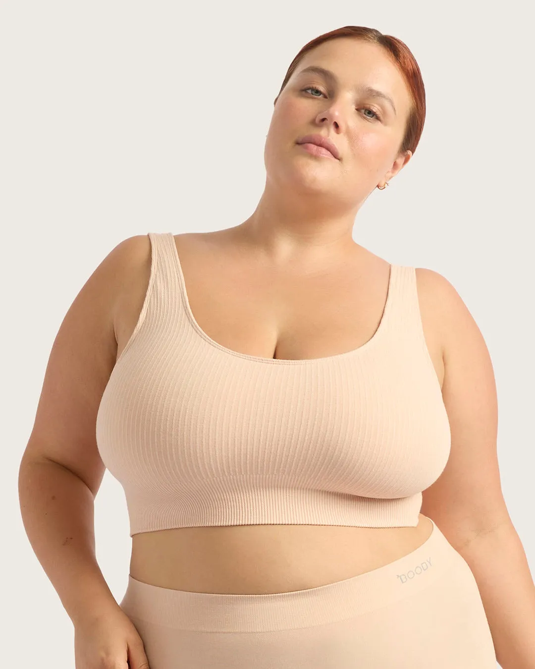 Ribbed Seamfree Crop - Shell,Women Wear