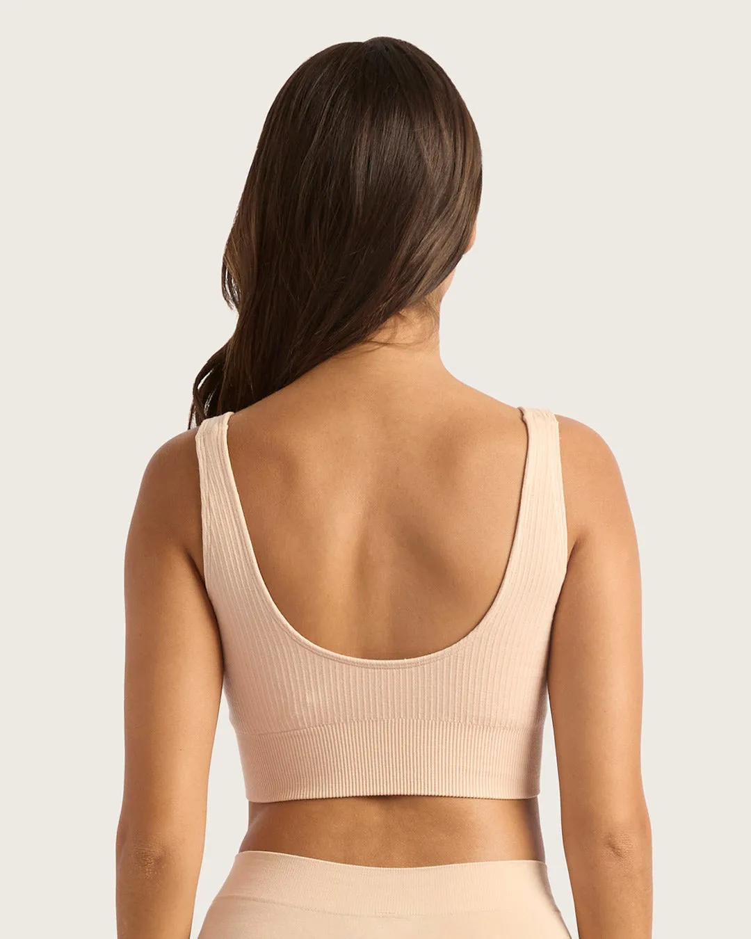 Ribbed Seamfree Crop - Shell,Women Wear