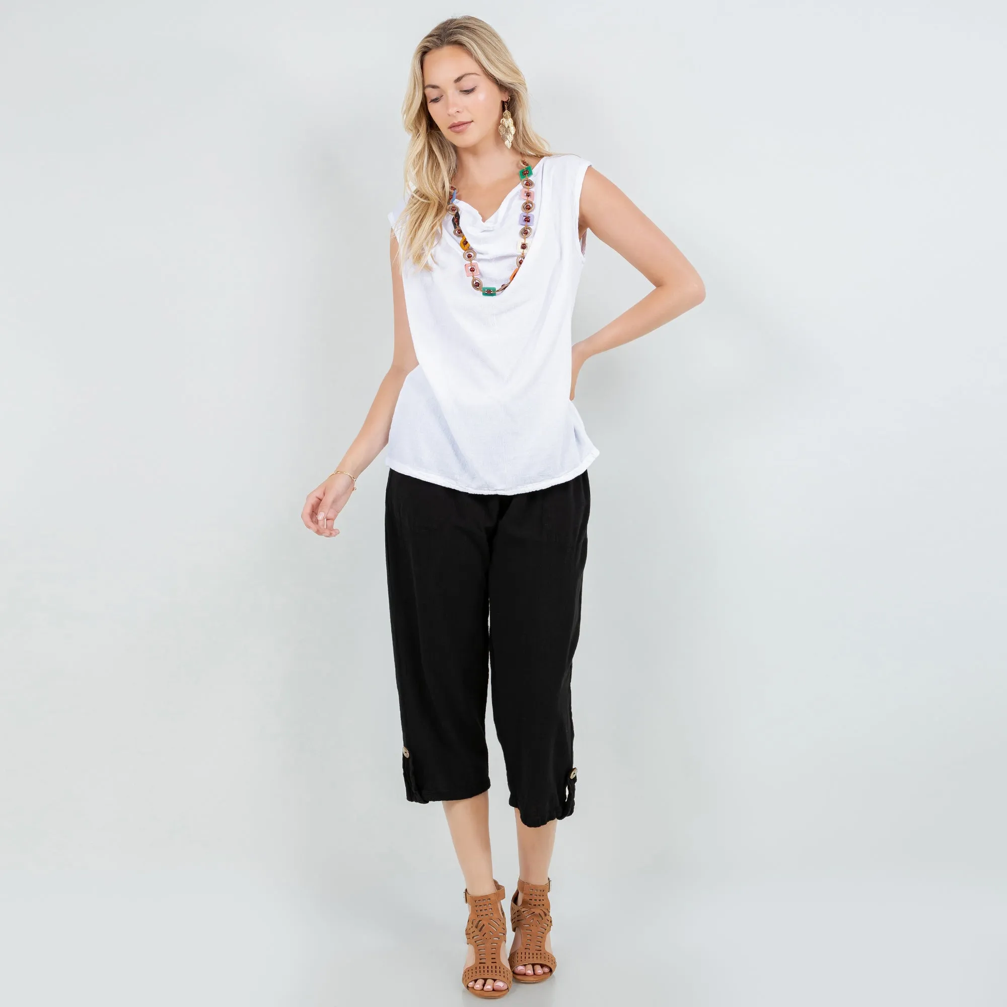 Rosemary Top -100% Cotton Gauze,Women Wear